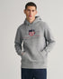 Gant Archive Shield Hoodie Grey